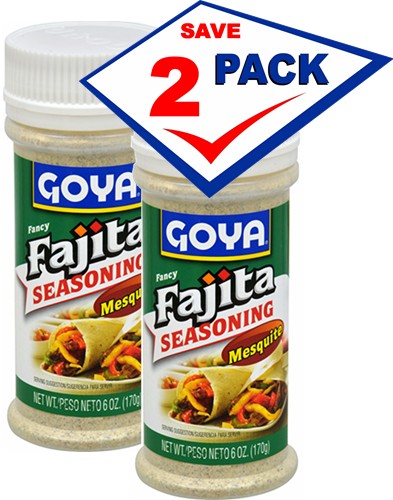 Goya Fajita Seasoning Mesquite 6 oz Pack of 2